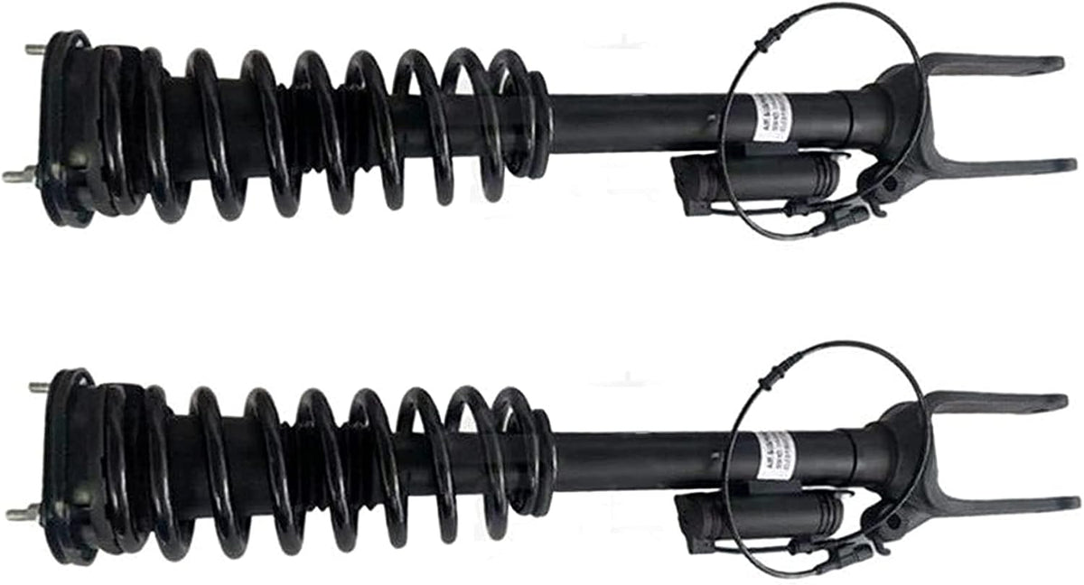Pair Front Left Right Shock Absorber Strut Assys ADS 1643206013, 1643205913 For Mercedes GL ML W164 X164 2005-2012