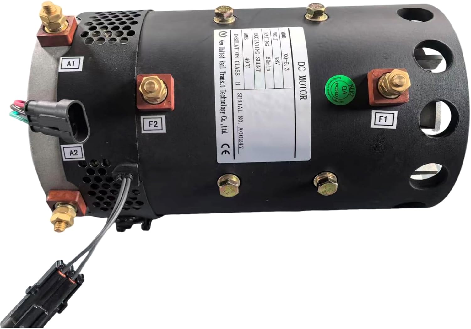 DC Motor XQ 5.3 XQ-5.3 For Electric 19 Spline w/Sensor Replacement 48V