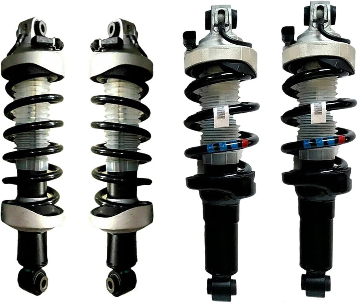 Set of 4pcs Front Rear Magnetic Shock Struts Assembly 420412019AG, 420412019AJ For Audi R8 Spyder V8 V10 2009-2015