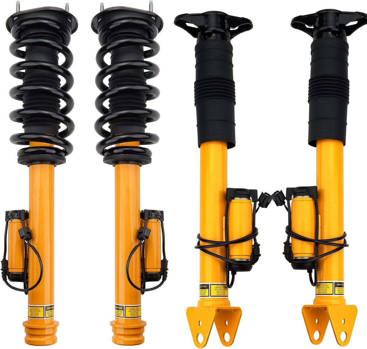 68404911AA 68404910AA 68404923AA 68382426AB 4PCS Front Rear Shock Struts Assys w/Active Damping for Dodge Durango SRT 2018-22