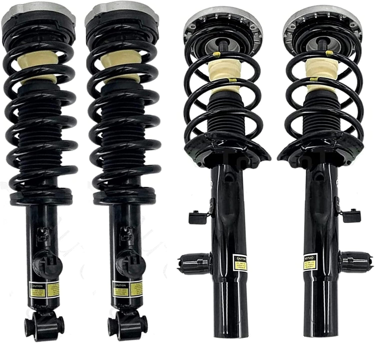 Set of 4pcs Front Rear Shock Struts Assembly w/EDC 37116797025, 37116797026 For BMW X3 F25 X4 F26 2011-2018